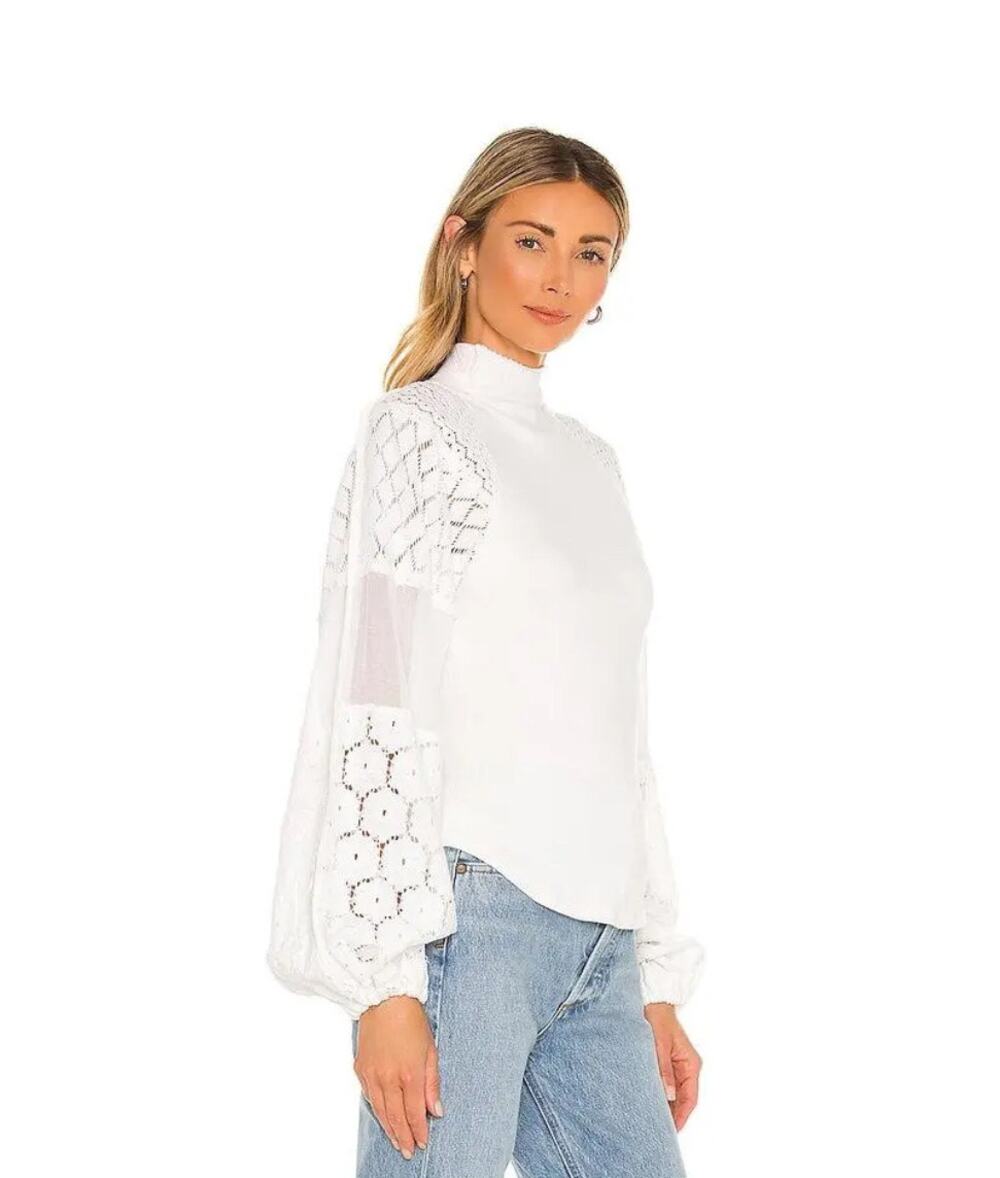 Free People - Love Too Much Top in Ivory - XL
